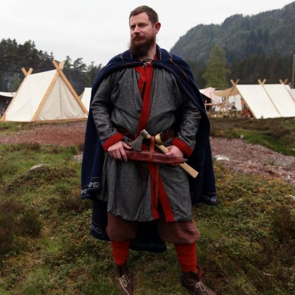 The original Founder at viking camp